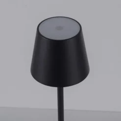 Akku Tischleuchten 2er Set, schwarz, Indoor, Outdoor, Camping