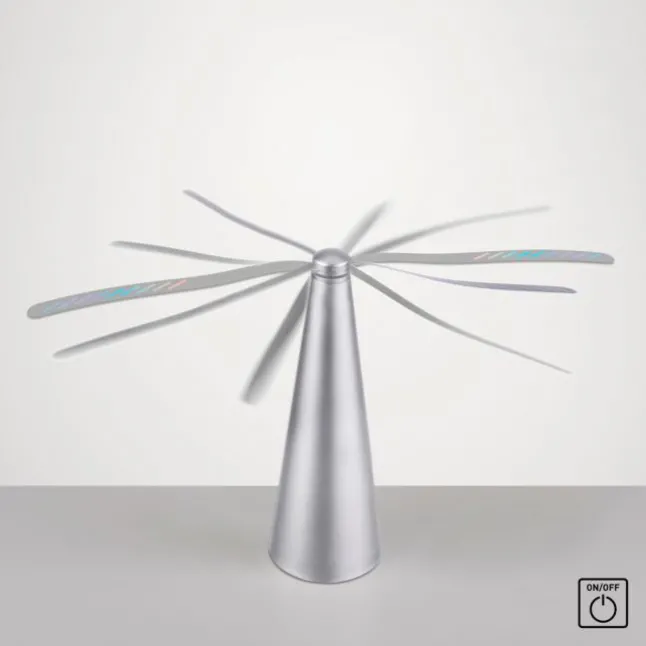 Fliegenwedler silber elektrisch Batterie mit USB Insektenabwehr