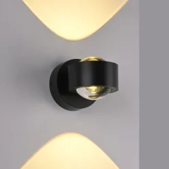 LED Akku Wandleuchte AKKU-CHIA, schwarz,