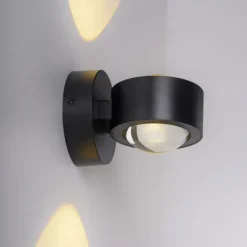 LED Akku Wandleuchte AKKU-CHIA, schwarz,