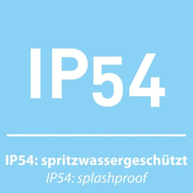LED-Außenwandleuchte, anthrazit, warmweiß, spritzwassergeschützt, modern