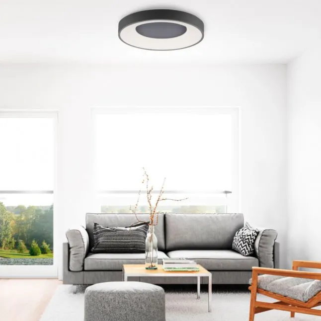 LED Deckenleuchte 50cm, dimmbar, Serienschaltung, CCT, blendfrei