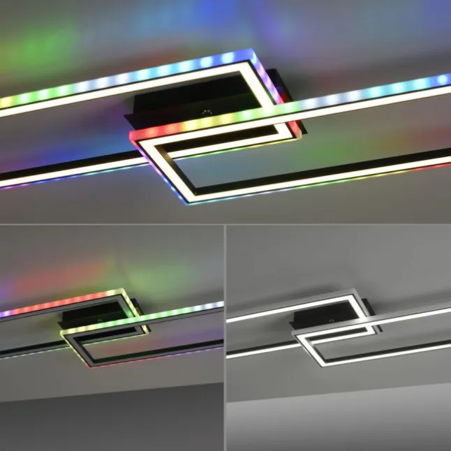 LED Deckenleuchte, dimmbar, Fernbedienung, Schlafzimmer,