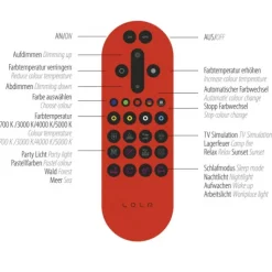 LED Deckenleuchte, Naomi, Stoffschirm, weiß, Ø75cm
