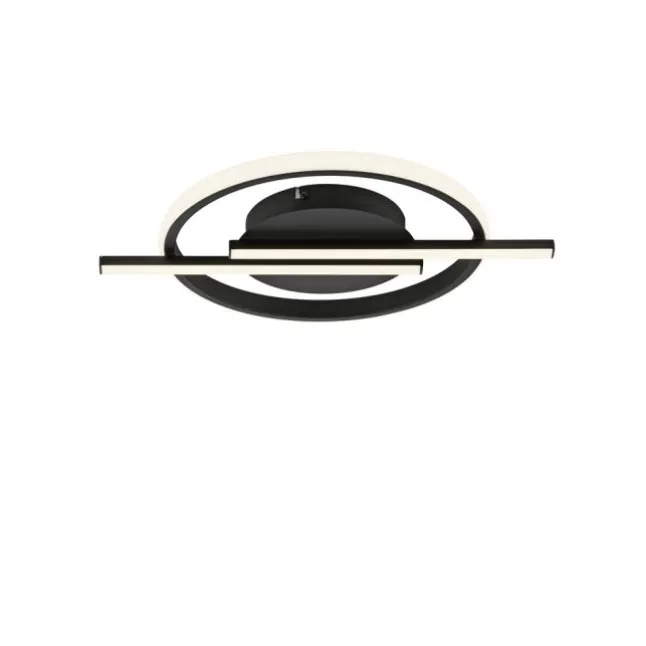 LED Deckenleuchte schwarz modernes Design SimplyDim Memoryfunktion