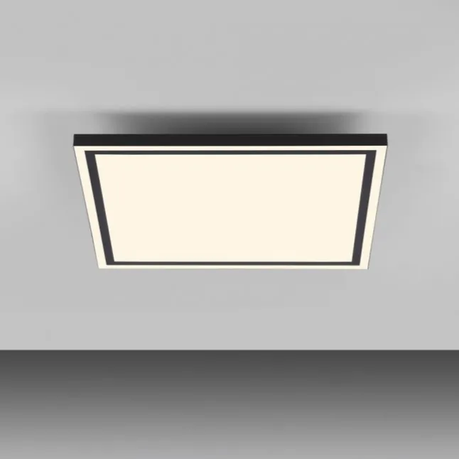LED Deckenleuchte 45x45 schwarz steuerbar über App dimmbar