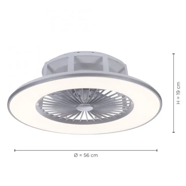 LED-Deckenventilator, Fernbedienung, CCT, Ventilator, Timer, Geschwindigkeit einstellbar