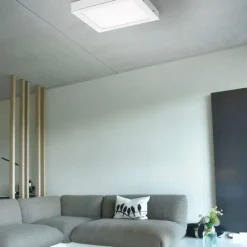 LED-Einbauleuchte in weiß und quadratisch inkl. Dimmfunktion leuchtet blendfrei