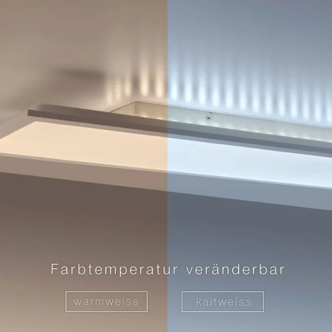 LED-Panel, weiß, 100x25cm, Backlight, dimmbar, Farbsteuerung