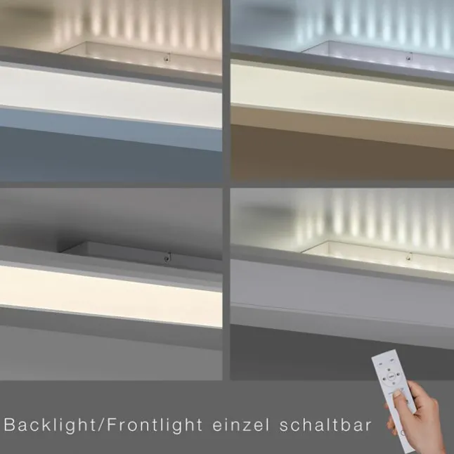 LED-Panel, weiß, 100x25cm, Backlight, dimmbar, Farbsteuerung