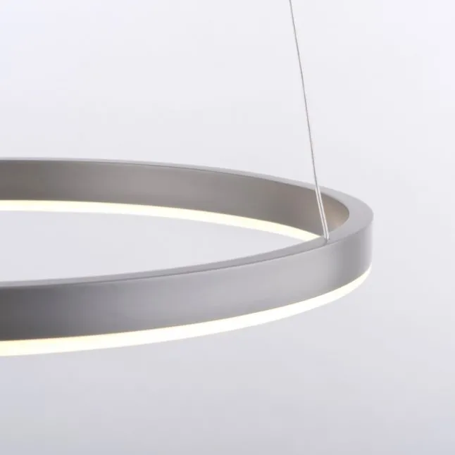 LED Pendelleuchte aluminium rund Ø40cm dimmbar Switchmo warmweiß