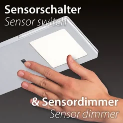 LED Pendelleuchte, aluminiumfarben, höhenverstellbar, dimmbar, modern