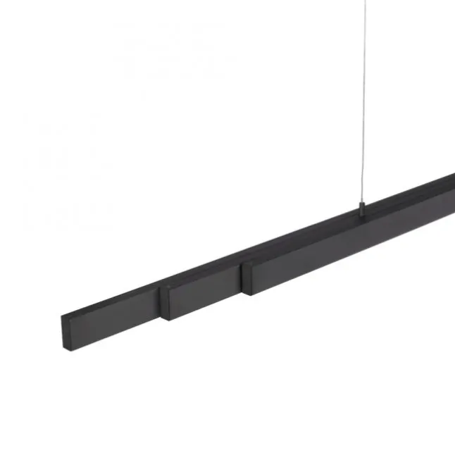 LED Pendelleuchte, anthrazit, höhenverstellbar, ausziehbar