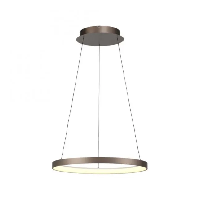 LED Pendelleuchte braun höhenverstellbar dimmbar Memoryfunktion