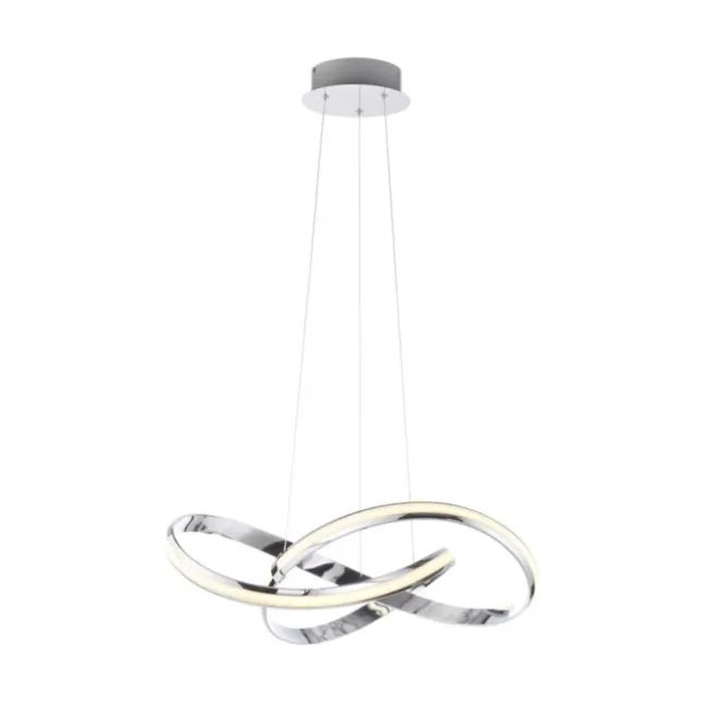 LED Pendelleuchte chrom dimmbar Memoryfunktion modern