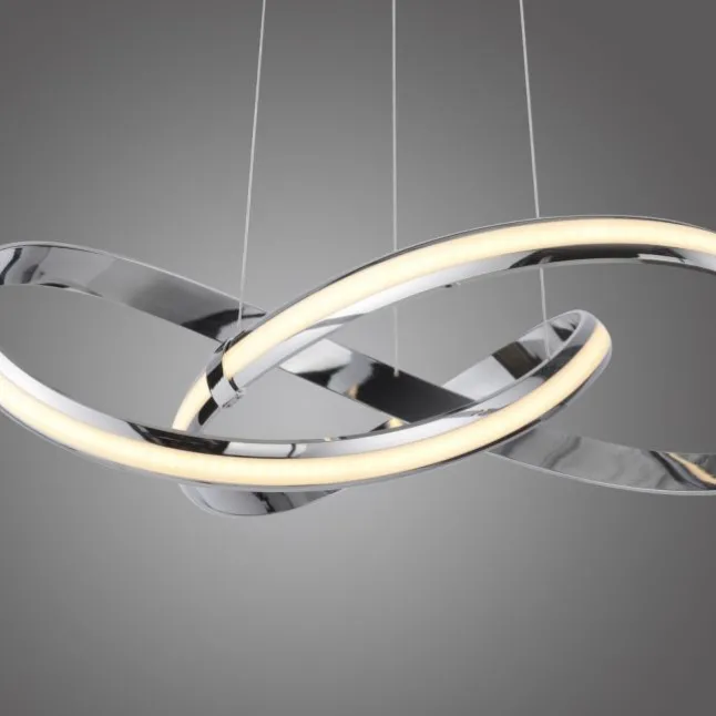 LED Pendelleuchte chrom dimmbar Memoryfunktion modern