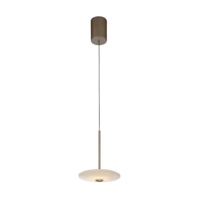 LED Pendelleuchte ELIPSA, bronce, Tronicdimmer Comfort-Lift