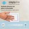 LED Pendelleuchte oval 40x40 anthrazit dimmbar Memoryfunktion