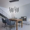 LED-Pendelleuchte, schwarz, warmweiß, IP20, Innenleuchte