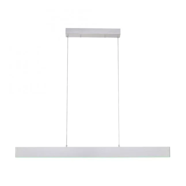 LED Pendelleuchte silber, Fernbedienung, Tuya App smarthome