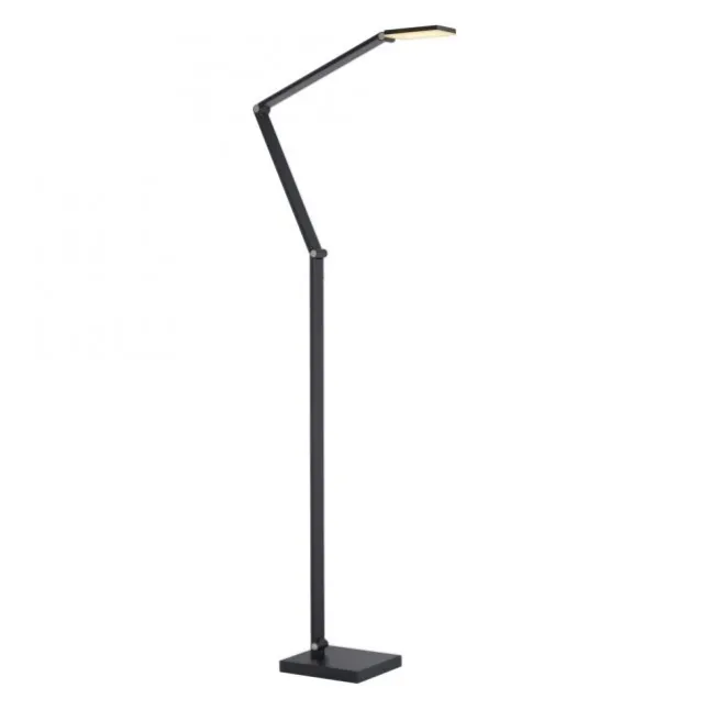 LED Stehleuchte SAMSKY, grau, CCT-Steuerung, Tastdimmer, höhenverstellbar