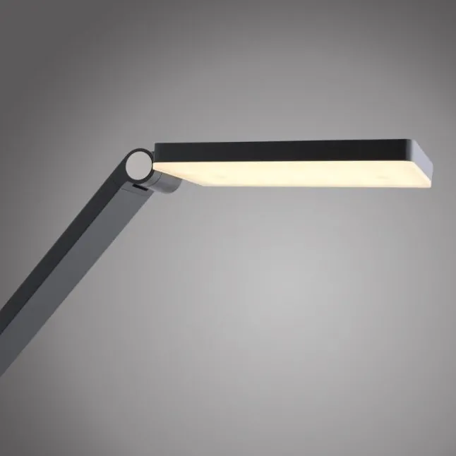 LED Stehleuchte SAMSKY, grau, CCT-Steuerung, Tastdimmer, höhenverstellbar