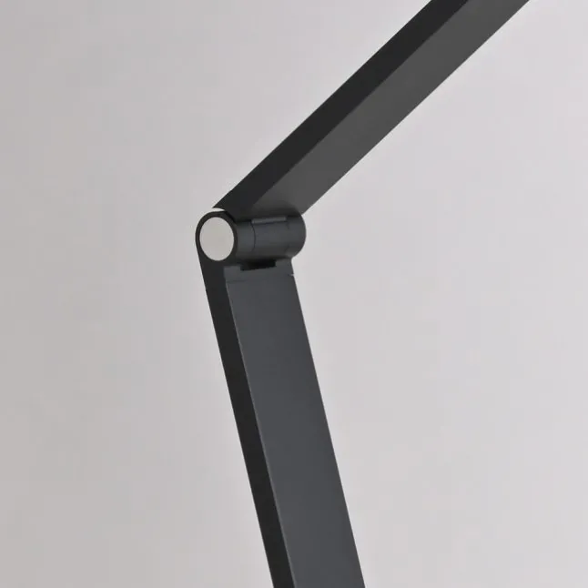 LED Stehleuchte SAMSKY, grau, CCT-Steuerung, Tastdimmer, höhenverstellbar