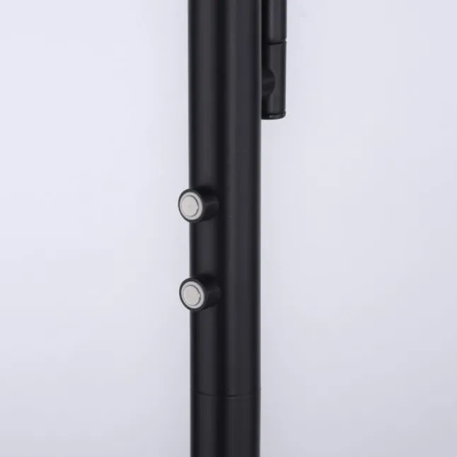 LED-Stehleuchte, schwarz, dimmbar, Lesearm, Deckenfluter