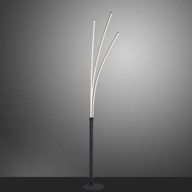 LED-Stehleuchte, schwarz, 3-Flammig, 18 Watt, 2200 Lumen