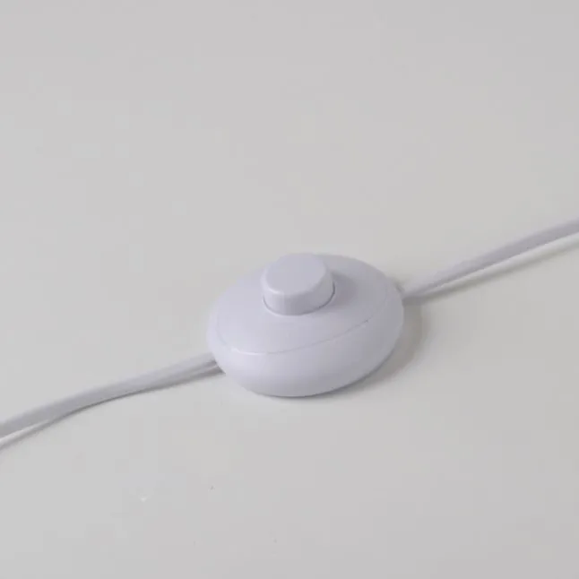 LED-Stehleuchte, weiß, Stoff, dimmbar, Fernbedienung, App