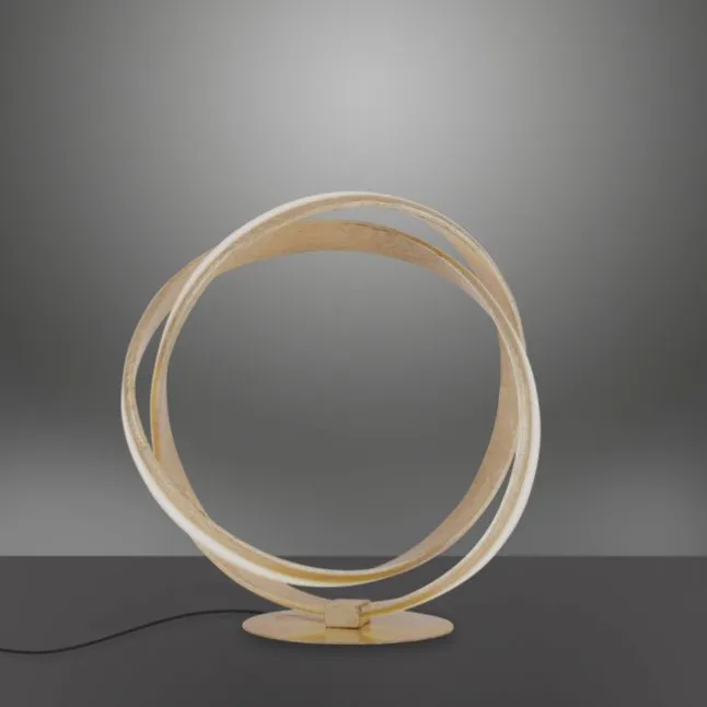 LED-Tischleuchte, goldfarben, elegantes Design, inkl. Dimmfunktion, modern