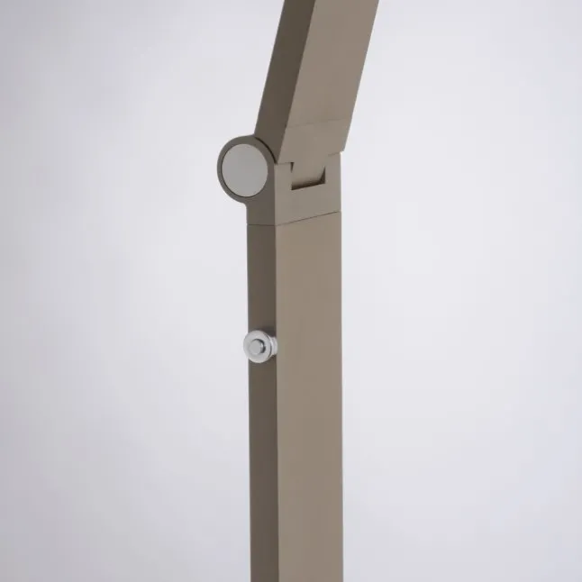 LED Tischleuchte SAMSKY, bronce, dimmbar, Touchdimmer, höhenverstellbar, Memoryfunktion