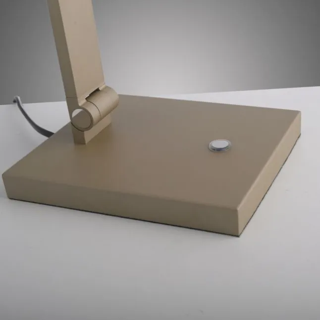 LED Tischleuchte SAMSKY, bronce, dimmbar, Touchdimmer, höhenverstellbar, Memoryfunktion