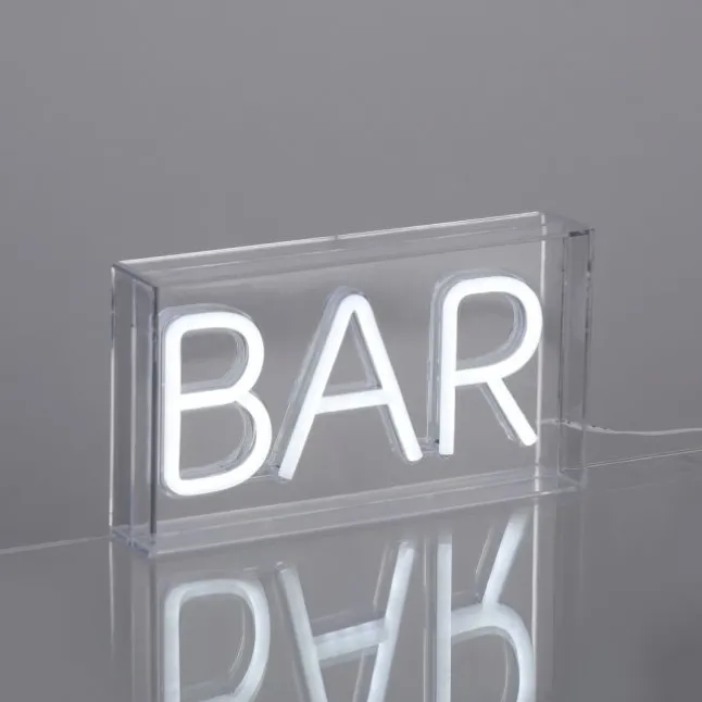 LEDTischleuchte weiß BAR USB Dekorationslampe Schnurschalter