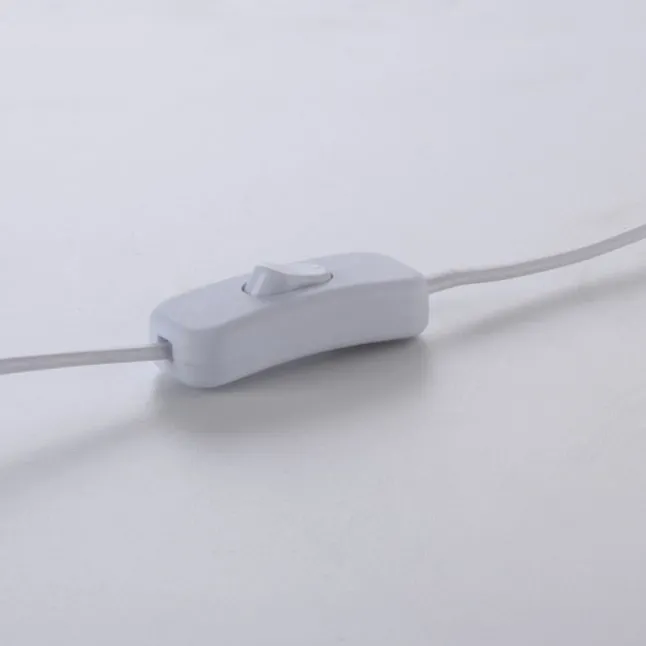 LED-Tischleuchte, weiß, Stoff, dimmbar, Fernbedienung, App