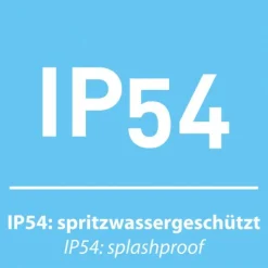 LED Wandleuchte CARLO, sandfarben, IP54, Up-&Downlight,