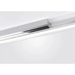 LED-Wandleuchte, chrom, Spiegel, warmweiße Lichtfarbe, IP44, energiesparend