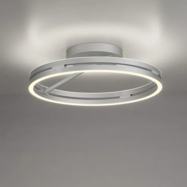 Paul Neuhaus LED Deckenleuchte PURE Loop stone (alu) Fernbedienung