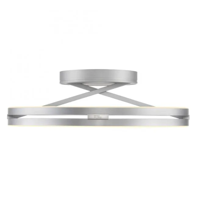 Paul Neuhaus LED Deckenleuchte PURE Loop stone (alu) Fernbedienung