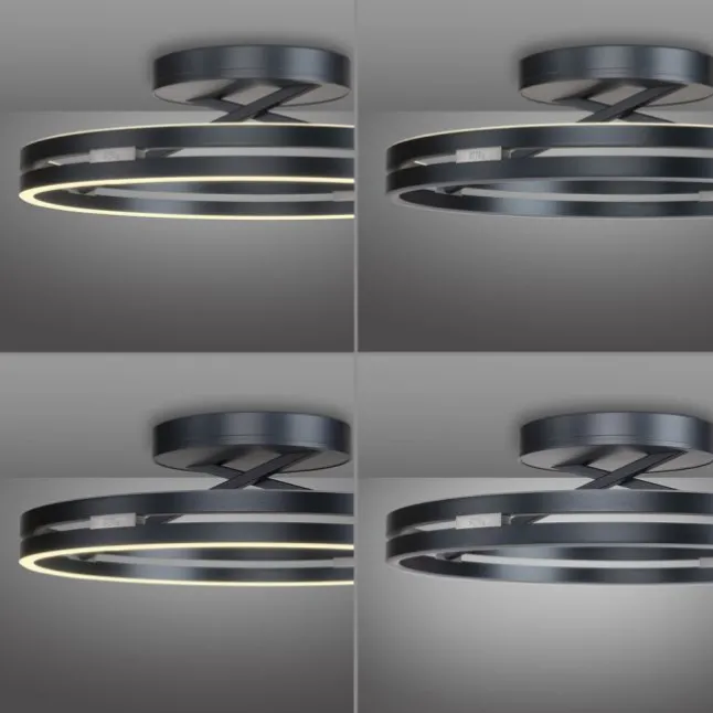 Paul Neuhaus LED Deckenleuchte PURE Loop mystic grey Fernbedienung