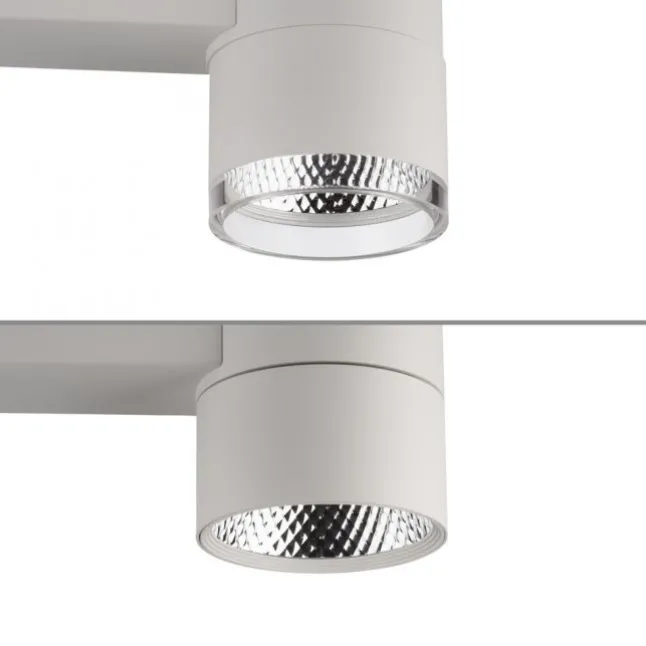Paul Neuhaus LED Deckenleuchte PURE Nola weiß 2 flammig drehbar dimmbar