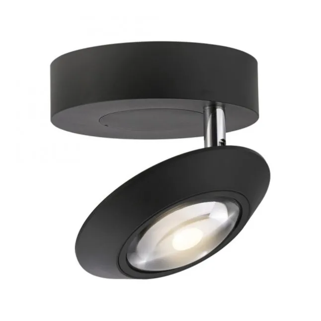 Paul Neuhaus LED Deckenleuchte PURE Oculis, black pearl , Tronicdimmer, dreh+schwenkbar