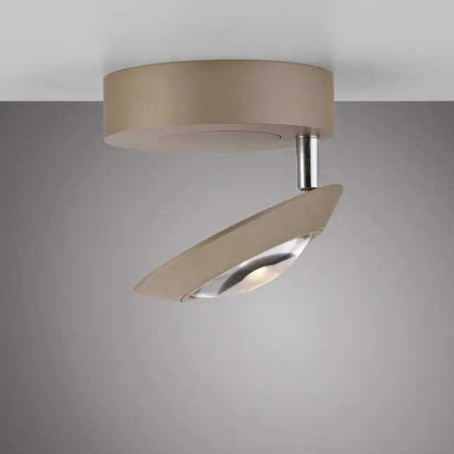 Paul Neuhaus LED Deckenleuchte PURE Oculis, bronce, Tronicdimmer, dreh+schwenkbar