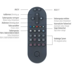 Paul Neuhaus LED Deckenleuchte Q-MAGONG schwarz Smarthome App dimmbar
