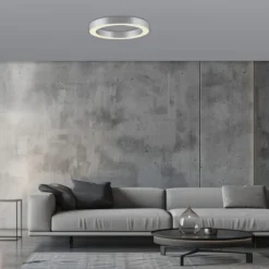 Paul Neuhaus LED Deckenleuchte PURE Lines Round, diamond (alu)
