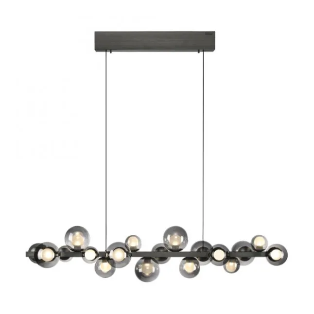 Paul Neuhaus LED Pendelleuchte PURE E-Popup platin (grau) elektrisch