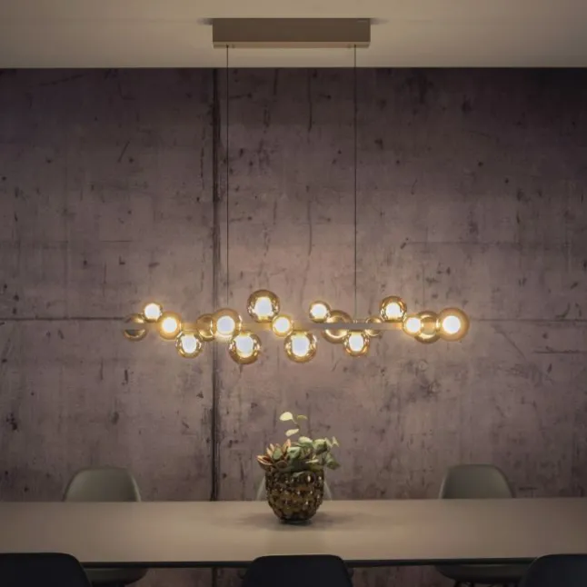 Paul Neuhaus LED Pendelleuchte PURE E-Popup bronce elektrisch