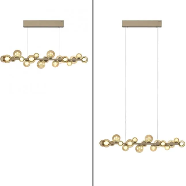 Paul Neuhaus LED Pendelleuchte PURE E-Popup bronce elektrisch