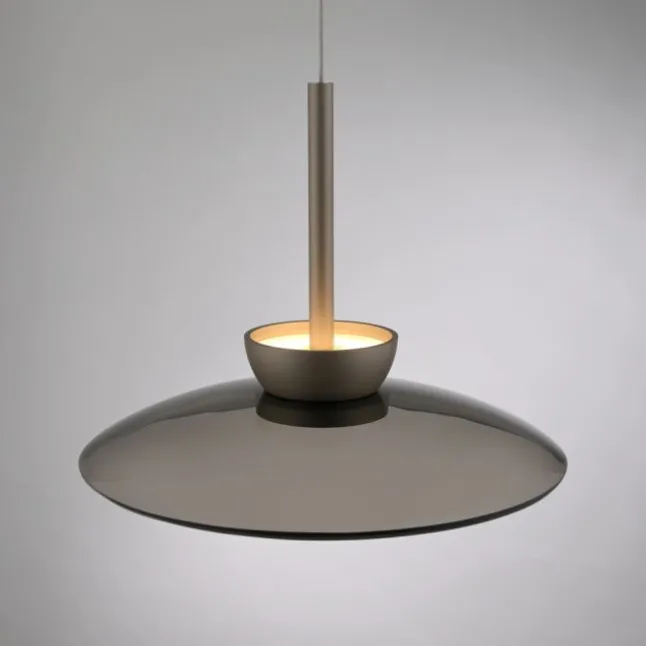 Paul Neuhaus LED Pendelleuchte PURE Moon bronce 3 flammig Lift dimmbar