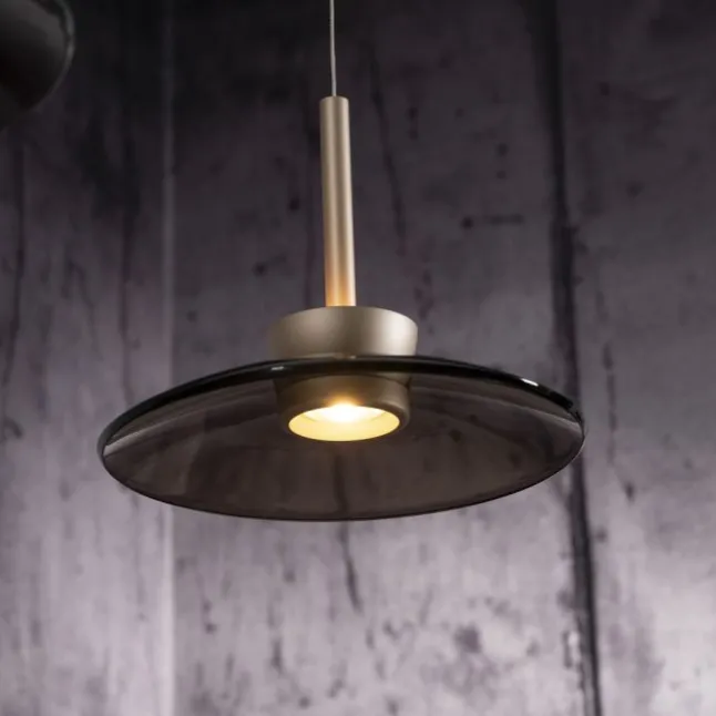 Paul Neuhaus LED Pendelleuchte PURE Moon bronce 3 flammig Lift dimmbar